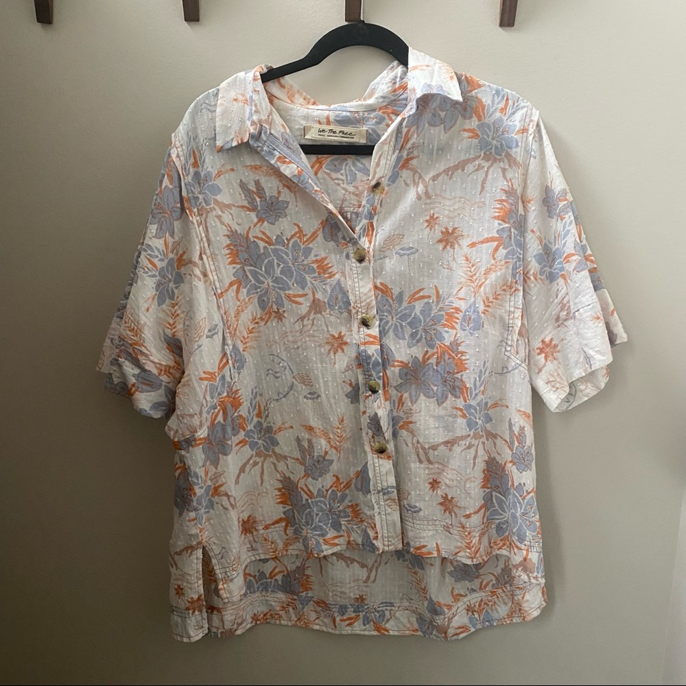 Free People We The Free Button Down Top